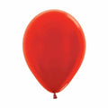 11" Latex Metallic Red