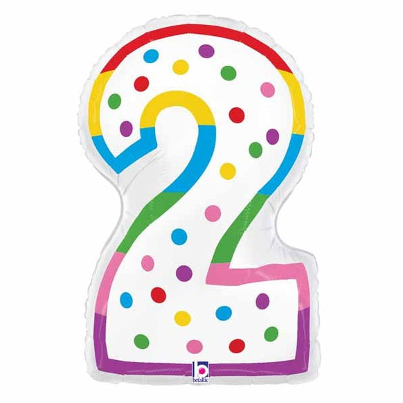 Betallic 24" Birthday Candle Design Numbers