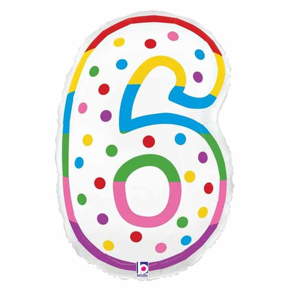 Betallic 24" Birthday Candle Design Numbers