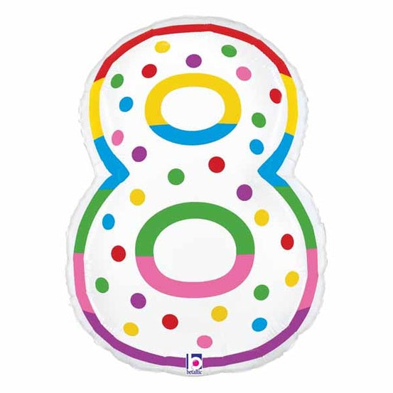 Betallic 24" Birthday Candle Design Numbers