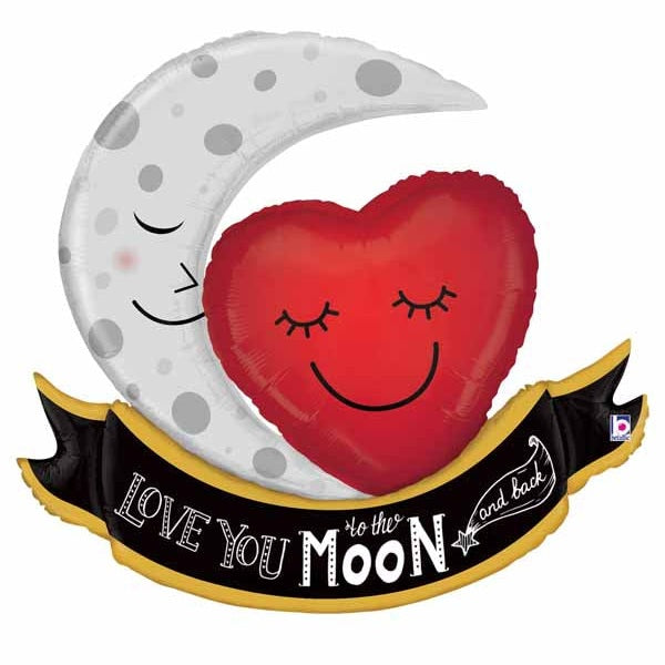 Love you to the Moon and Back 42" Supershape