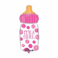 It's a Girl 18" baby bottle with Polka Dots