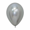 11" Latex Metallic Silver
