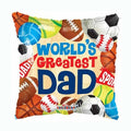 World's Greatest Dad Pillow Balloon