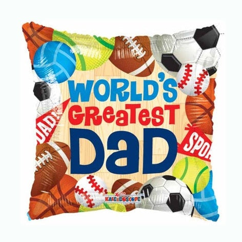 World's Greatest Dad Pillow Balloon