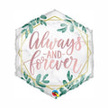 Always and Forever Rose Gold Script with Ivy
