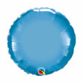 Plain Coloured Metallic Chrome Blue