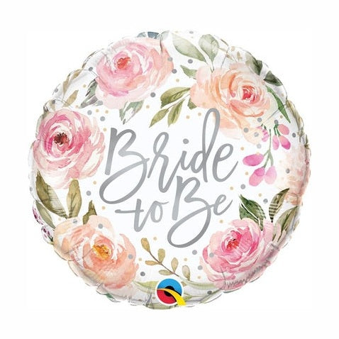 Bride to Be Script with Roses
