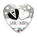 Mr. & Mrs. Silver, White, Cream, and Black