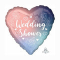 Multi Coloured Wedding Shower Heart